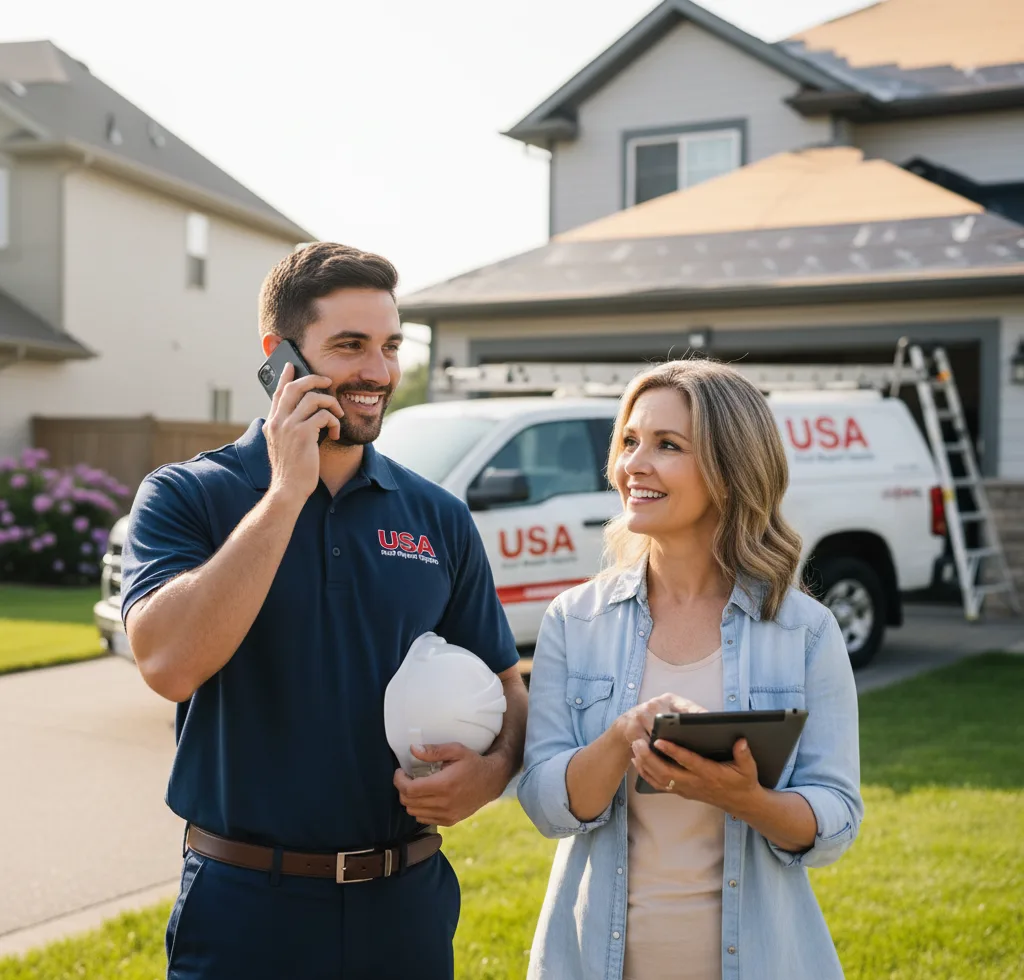 USA Roof Repair Experts customer support in Morristown